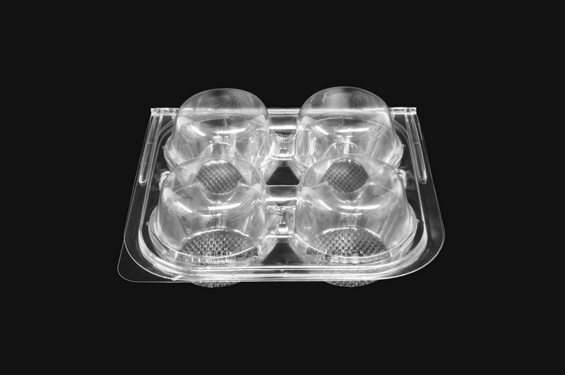 DMD 202 - 4 Cavity Tart Hinged Lid