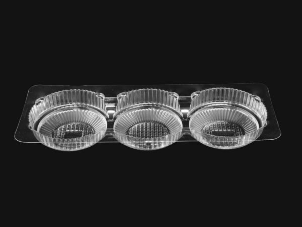DMD 83 - Shallow 3 Cavity Tart Tray