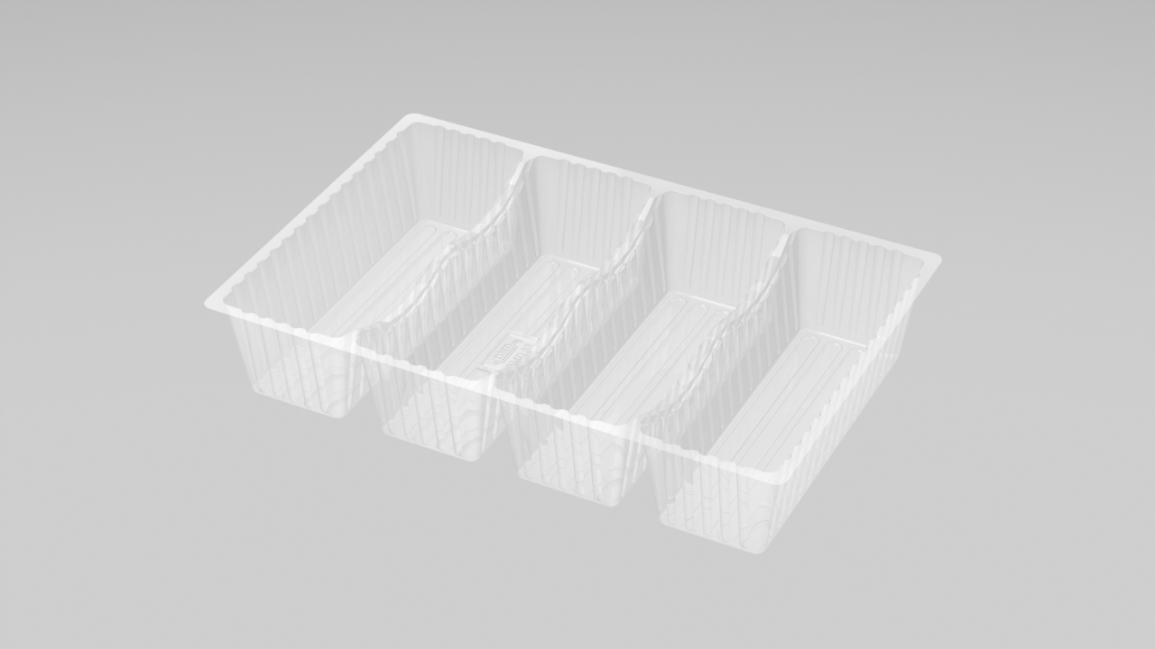 DMD 98 - 4 Cavity Deep Éclair Tray