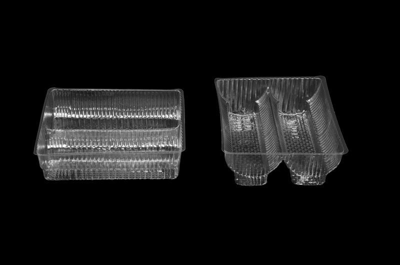 DMD 92 - 2 Cavity Raised Biscuit Tray