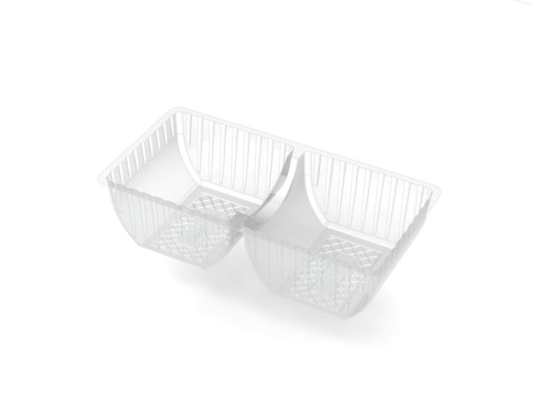 11063 - 2 Cavity Biscuit Half Round