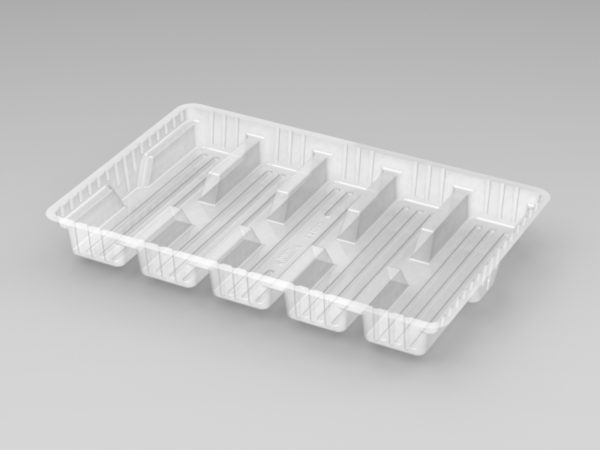 11099 - 5 Cavity Chocolate Finger Tray