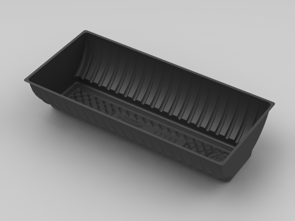 11159 - Half Round Biscuit - Black