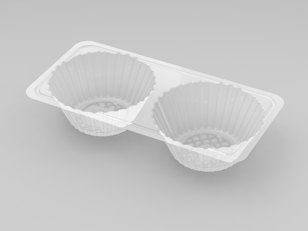 11138 - 2 Cavity Tart Tray