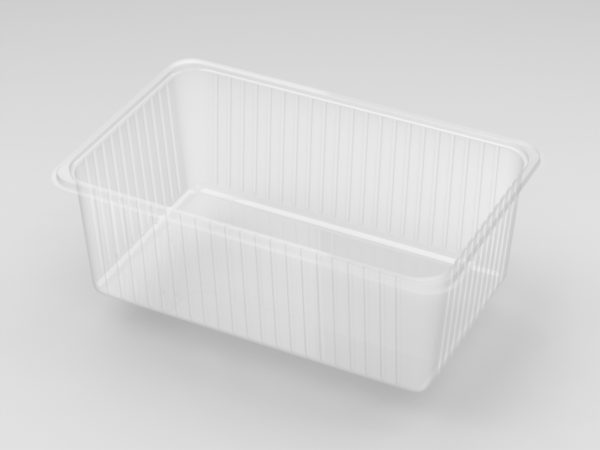 11214 - De-nested Rectangular Plain Biscuit Tray