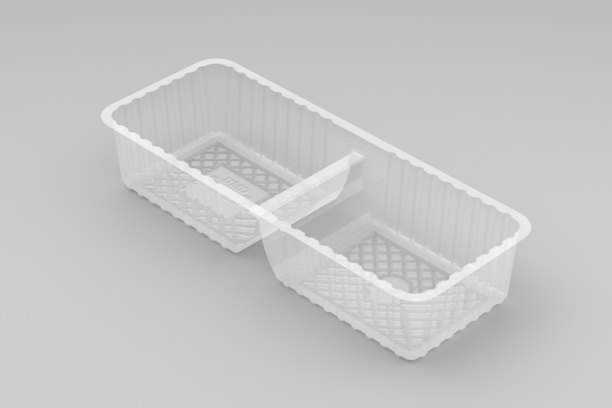 11292 - 2 Cavity Long Biscuit Tray