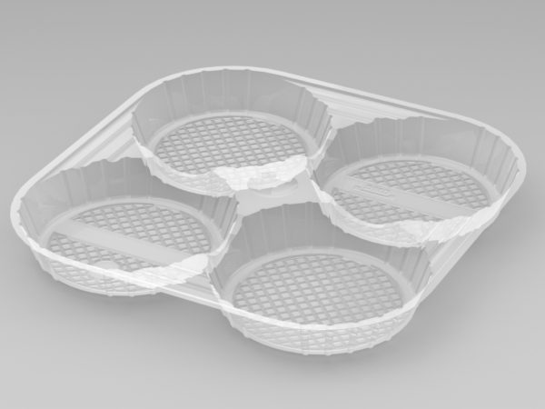 Shallow 4 Cavity Round