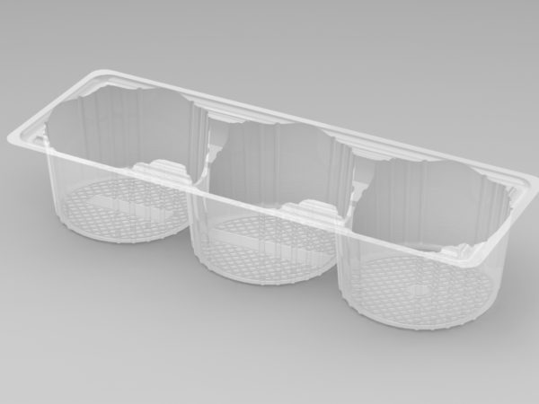 3 Cavity Deep Pie / Pate Tray