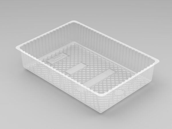 Large Plain Rectangular Open Tray